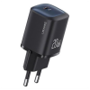 USAMS CC248 USB-C hálózati töltő 20W fekete (CC248TC01) (CC248TC01)