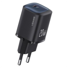 USAMS CC248 USB-C hálózati töltő 20W fekete (CC248TC01) (CC248TC01) mobiltelefon kellék