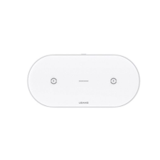 USAMS CD120JN01 vezeték nélküli töltő telefonhoz és vezeték nélküli fülhallgatóhoz (1345794) (CD120JN01) mobiltelefon kellék