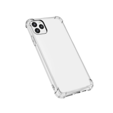 USAMS iPhone 11 lökhárító tok, Usams, szilikonból, dupla Anti-Shock védelemmel, átlátszó tok és táska