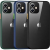 USAMS iPhone 12 Mini Usams Szilikon Telefonvédő Ütésállóság, Átlátszó Hátlap, Sötétzöld (6958444926513)