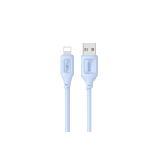 USAMS MOE SJ618 LIGHTNING KÁBEL 2.4A 1 MÉTER KÉK kábel és adapter