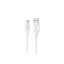 USAMS MOE SJ620 MICRO USB KÁBEL 2A 1 MÉTER FEHÉR kábel és adapter