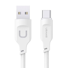 USAMS SJ568USB02 USB-C -USB-A gyorstöltő kábel 120cm, 6A kábel és adapter