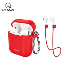 USAMS tok AirPods 1 - piros fülhallgató, fejhallgató tok