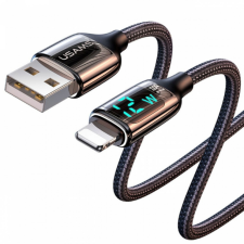 USAMS U78 Digital Display Charging & Data Cable 1,2m Black kábel és adapter