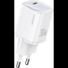 USAMS USB-C Gyorstöltő Adapter 30W - Fehér ( ) mobiltelefon kellék