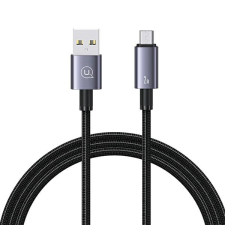 USAMS USB-Micro-USB 2A 1.2m gyors töltő acél kábel SJ668USB01 (US-SJ668) mobiltelefon kellék