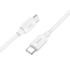  USB Type-C töltő- és adatkábel, USB Type-C, 100 cm, 3000 mA, 60W, gyorstöltés, PD, QC, Hoco X96 Hyper, fehér