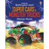 Usborne Publishing Ltd Build Your Own Super Cars and Monster Trucks Sticker Book | Gong Studios