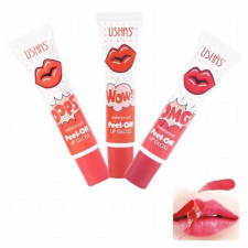 Ushas Ushas lehúzható szájfény ajaktinta N0.2 vörös - peel off lip gloss rúzs, szájfény