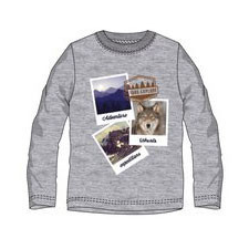  Ushuaia Pictures Szürke férfi otthoni póló S gyerek póló