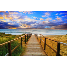  Út a tengerpartra tapéta, 300 x 200 cm tapéta, díszléc és más dekoráció