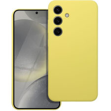 utángyártott 2mm Samsung Galaxy S25+ szilikon tok, világos sárga tok és táska