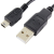utángyártott Adatkábel, miniUSB, 1 m, fekete