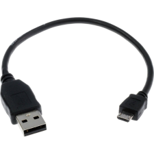 utángyártott Adatkábel (USB (Apa), Micro USB (Apa), 30cm, Fekete) - Utángyártott kábel és adapter
