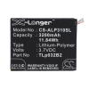 utángyártott Alcatel P310A készülékhez tablet akkumulátor (Li-Polymer, 3.7V, 3200mAh / 11.84Wh) - Utángyártott