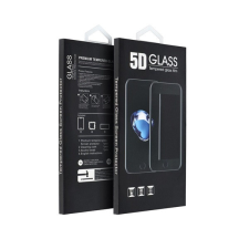 utángyártott Apple iPhone 13, 5D Full Glue tempered glass kijelzővédő üvegfólia, fekete (matt) mobiltelefon kellék