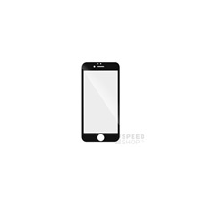 utángyártott Apple iPhone 6/6S, 5D Full Glue hajlított tempered glass kijelzővédő üvegfólia, fekete mobiltelefon előlap