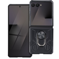 utángyártott Armor Samsung Galaxy Z Flip 7 hátlap tok, fekete tok és táska