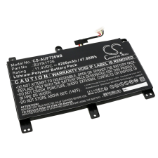 utángyártott Asus FX504GM-EN101T készülékhez laptop akkumulátor (Li-Polymer, 11.4V, 4200mAh / 47.88Wh) - Utángyártott asus notebook akkumulátor