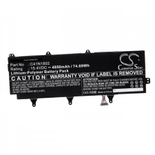 utángyártott Asus GX701GWR, GX701GX-EV001T Laptop akkumulátor - 4850mAh (15.4V Fekete) - Utángyártott asus notebook akkumulátor