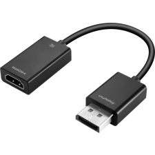 utángyártott Átalakító kábel (DisplayPort (Apa), HDMI (Anya), 15cm, Fekete) - Utángyártott kábel és adapter
