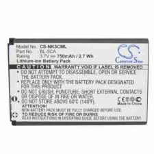 utángyártott BL-5CA Akkumulátor 750 mAh mobiltelefon akkumulátor