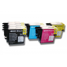 utángyártott Brother DCP-165C készülékhez 10 db tintapatron (Cián / Fekete / Magenta / Sárga) - Utángyártott nyomtatópatron & toner
