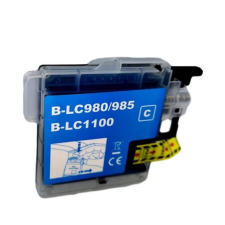 Utángyártott Brother LC1100 [C] (12ml) nagy kapacitású, prémium, kék tintapatron, CHIPPEL nyomtatópatron & toner