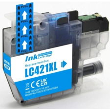 utángyártott Brother LC421C XL [ LC-421 C ] XL prémium kék tintapatron nyomtatópatron & toner