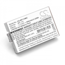 utángyártott Canon BP-110 akkumulátor - 950mAh (3.7V) - Utángyártott digitális fényképező akkumulátor