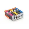 utángyártott Canon Pixma TS5053 készülékhez 5 db tintapatron (Cián / Fehér / Fekete / Fehér / Magenta / Sárga) - Utángyártott