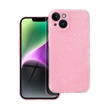utángyártott Clear 2mm Apple iPhone 16 csillámos tok, rózsaszín (5903396306792) tok és táska