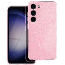 utángyártott Clear 2mm Samsung Galaxy A17 csillámos szilikon tok, rózsaszín tok és táska