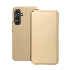 utángyártott Dual Pocket Samsung Galaxy A54 5G, flip tok, arany tok és táska