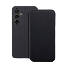 utángyártott Dual Pocket Samsung Galaxy S23 FE, flip tok, fekete tok és táska