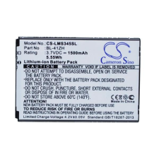 utángyártott EAC62378407 Akkumulátor 1500 mAh mobiltelefon akkumulátor