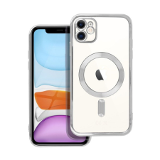 utángyártott Electro Mag Apple iPhone 11 MagSafe szilikon tok, ezüst tok és táska