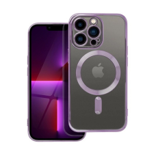 utángyártott Electro Mag Apple iPhone 13 Pro MagSafe szilikon tok, lila tok és táska