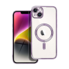 utángyártott Electro Mag Apple iPhone 14 Plus MagSafe szilikon tok, lila