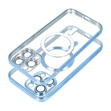 utángyártott Electro Mag Apple iPhone 15 Pro Max MagSafe szilikon tok, kék tok és táska