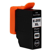 utángyártott Epson 202XL T02H1 fotofekete, ( 12 ml ), prémium, új tintapatron C13T02H14010 nyomtatópatron & toner