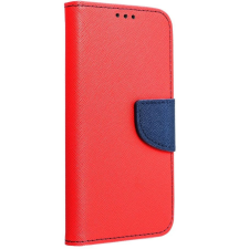 utángyártott Fancy Samsung Galaxy A26 flip tok, piros / kék tok és táska