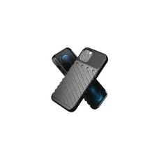 utángyártott Forcell Thunder Samsung Galaxy S25+ tok, fekete tok és táska