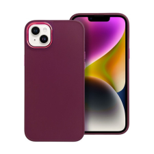 utángyártott Frame Apple iPhone 14 Plus közepesen ütésálló tok kameravédő kerettel, lila tok és táska
