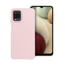 utángyártott Frame Samsung Galaxy A12 szilikon tok, rózsaszín tok és táska