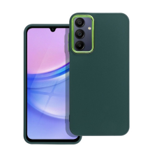 utángyártott Frame Samsung Galaxy A15 5G közepesen ütésálló tok kameravédő kerettel, zöld tok és táska