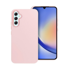 utángyártott Frame Samsung Galaxy A34 5G közepesen ütésálló tok kameravédő kerettel, rózsaszín tok és táska