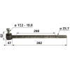 utángyártott Gömbcsukló Ford C7NN3280F - Ø 23,7 mm, hossz 429 mm